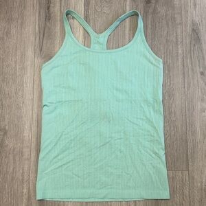 Lululemon Ebb to street tank top newer style turquoise